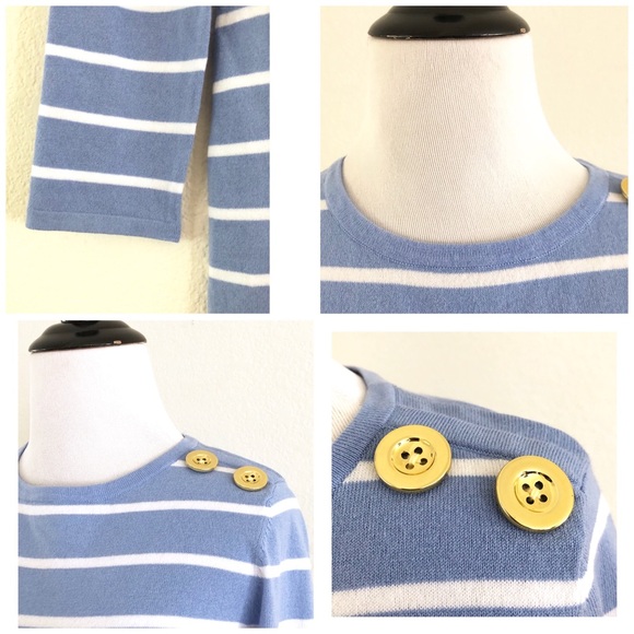 NWT Sail To Sable STS Striped Cotton Sweater Dress - Picture 7 of 8